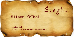 Silber Ábel névjegykártya